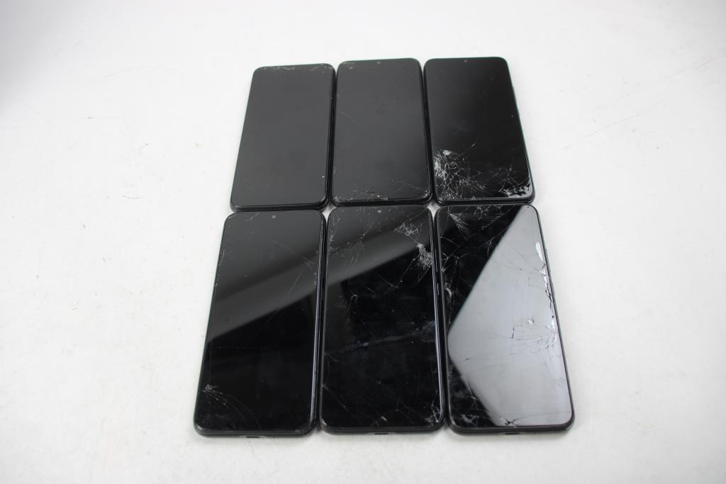 Cloud Cell Phone Lot, 6 Pieces, Sold For Parts