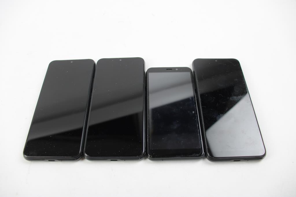 Cloud Mobile Cell Phone Lot, 4 Pieces, Sold For Parts