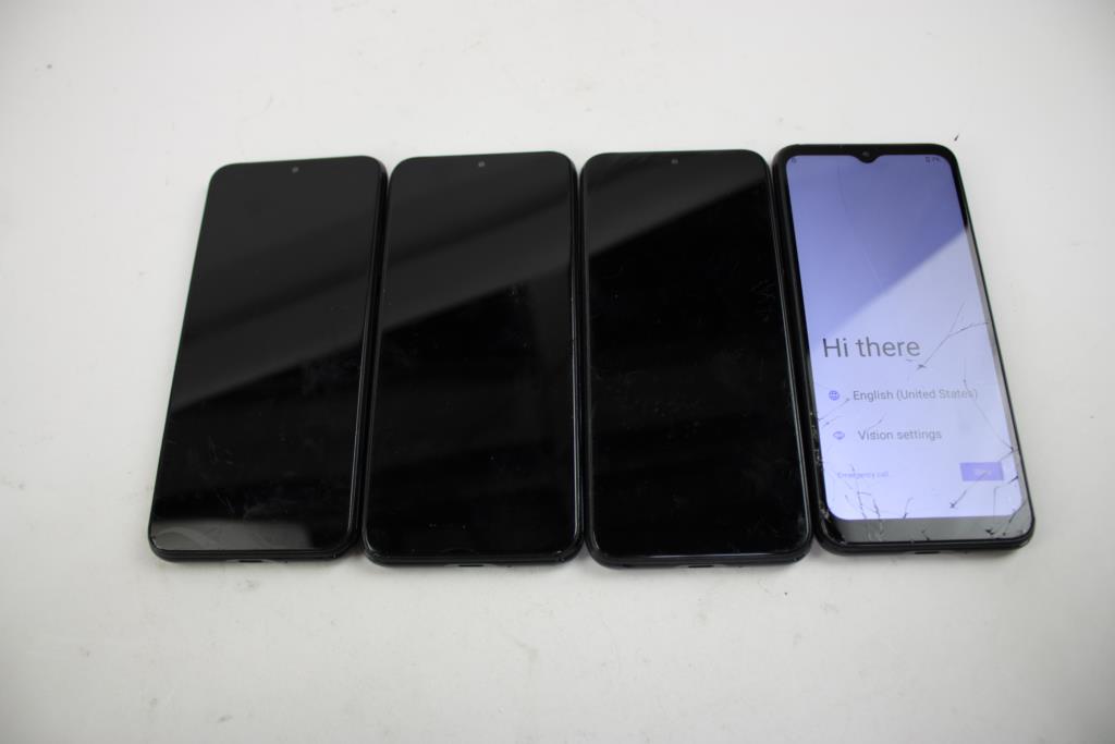 Cloud Mobile Cell Phone Lot, 4 Pieces, Sold For Parts