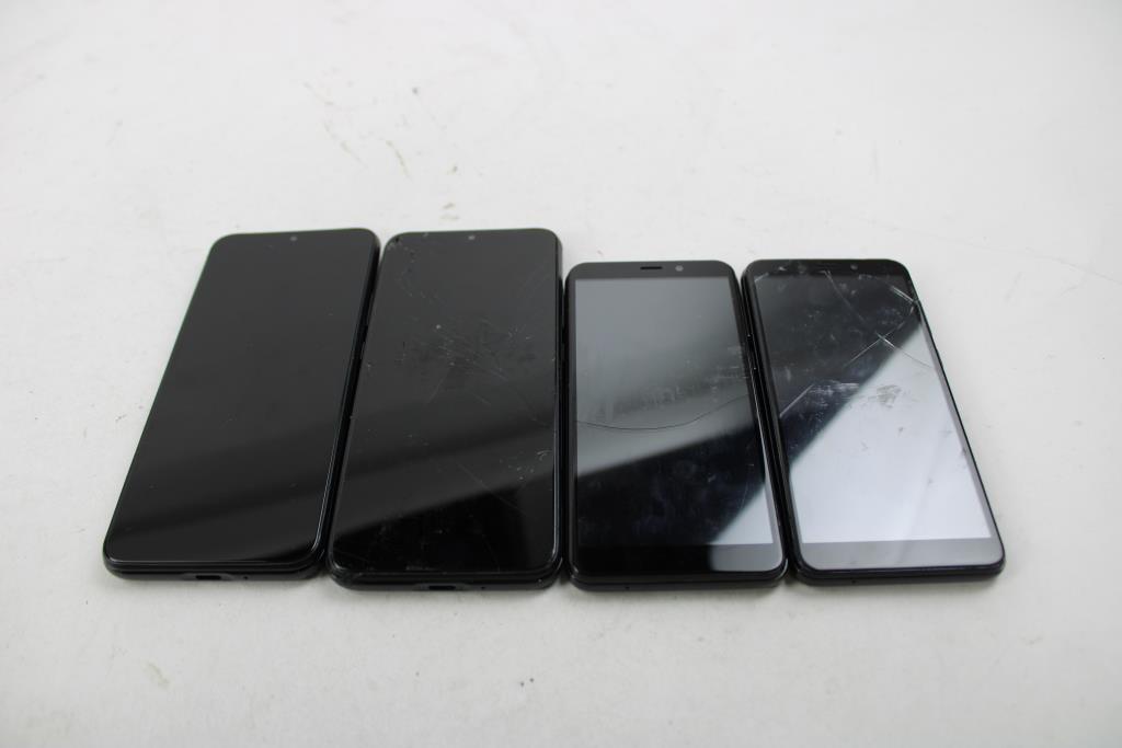 Cloud Mobile Cell Phone Lot, 4 Pieces, Sold For Parts