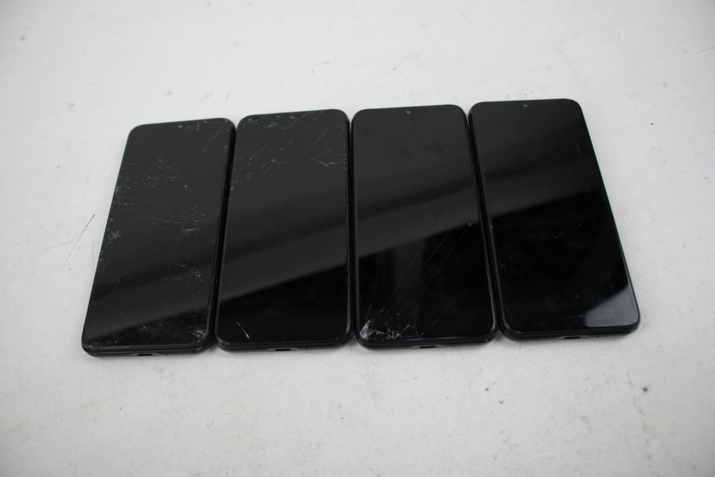 Cloud Mobile Cell Phone Lot, 4 Pieces, Sold For Parts