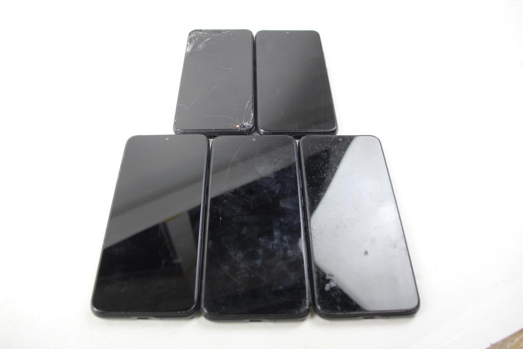 Cloud Mobile Cell Phone Lot, 5 Pieces, Sold For Parts