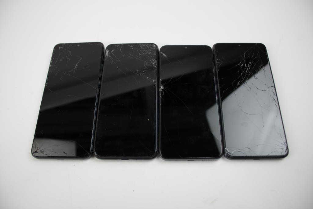Cloud Mobile, Cricket, Blu & Att Cell Phone Lot, 4 Pieces, Sold For Parts