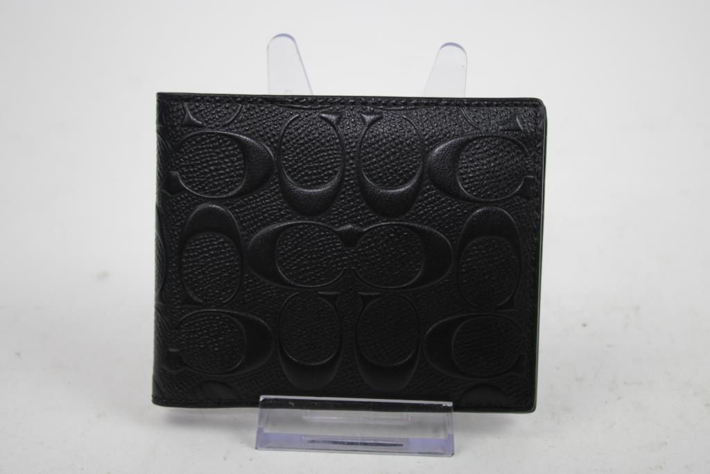 Coach Black Billfold Wallet