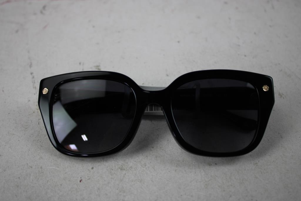 Coach Black Grey Gradient Women's Sunglasses