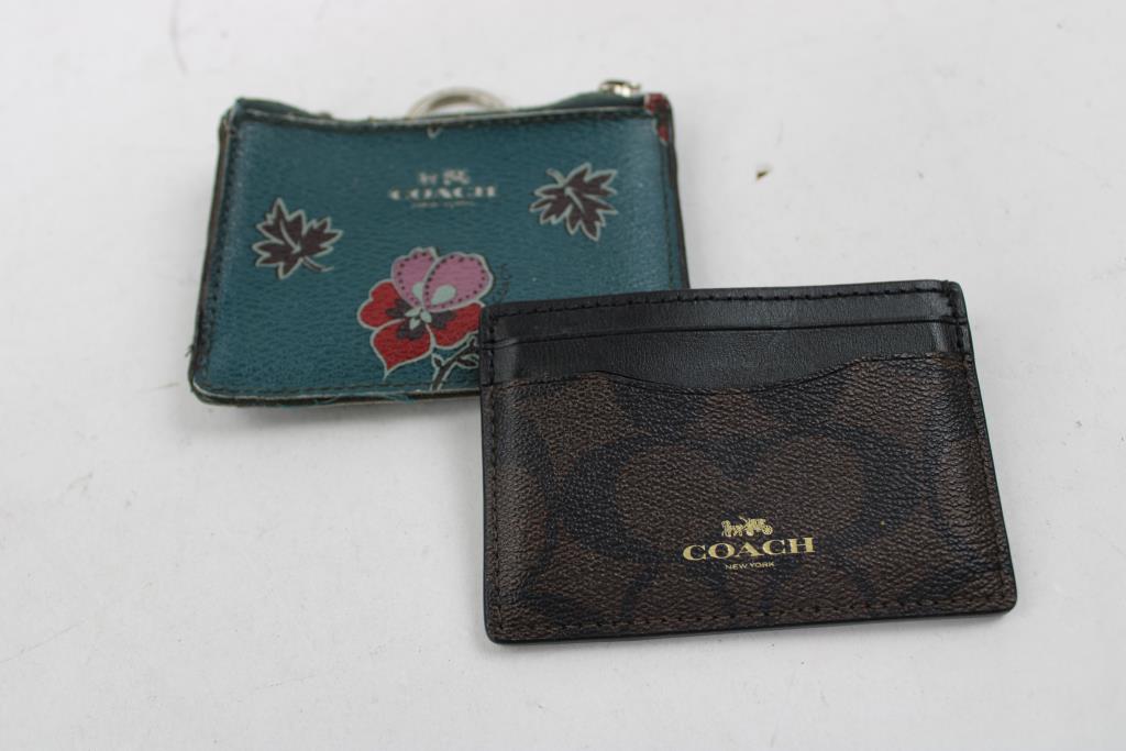 Coach Card Holders, 2 Pieces