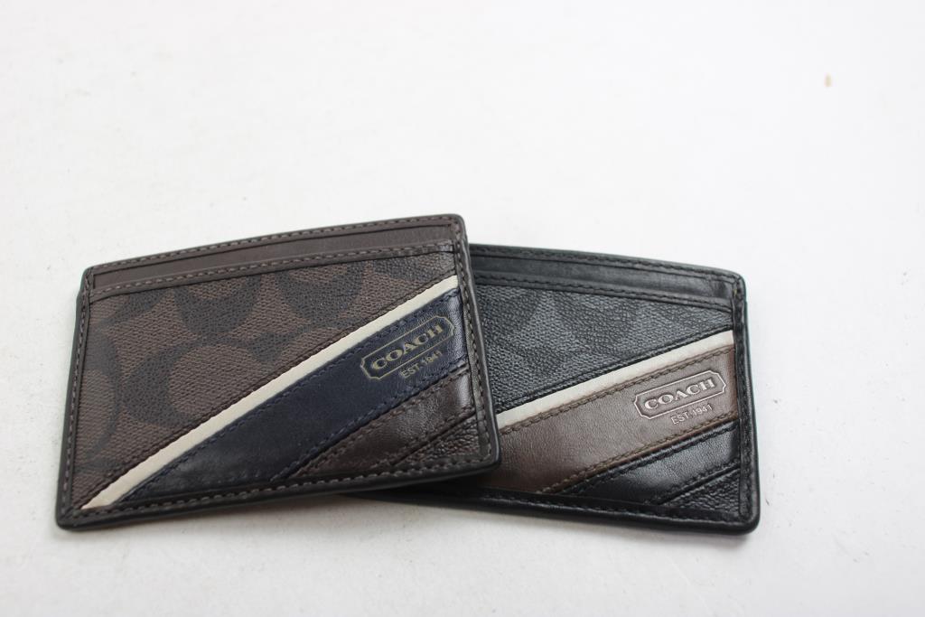 Coach Card Holders, 2 Pieces