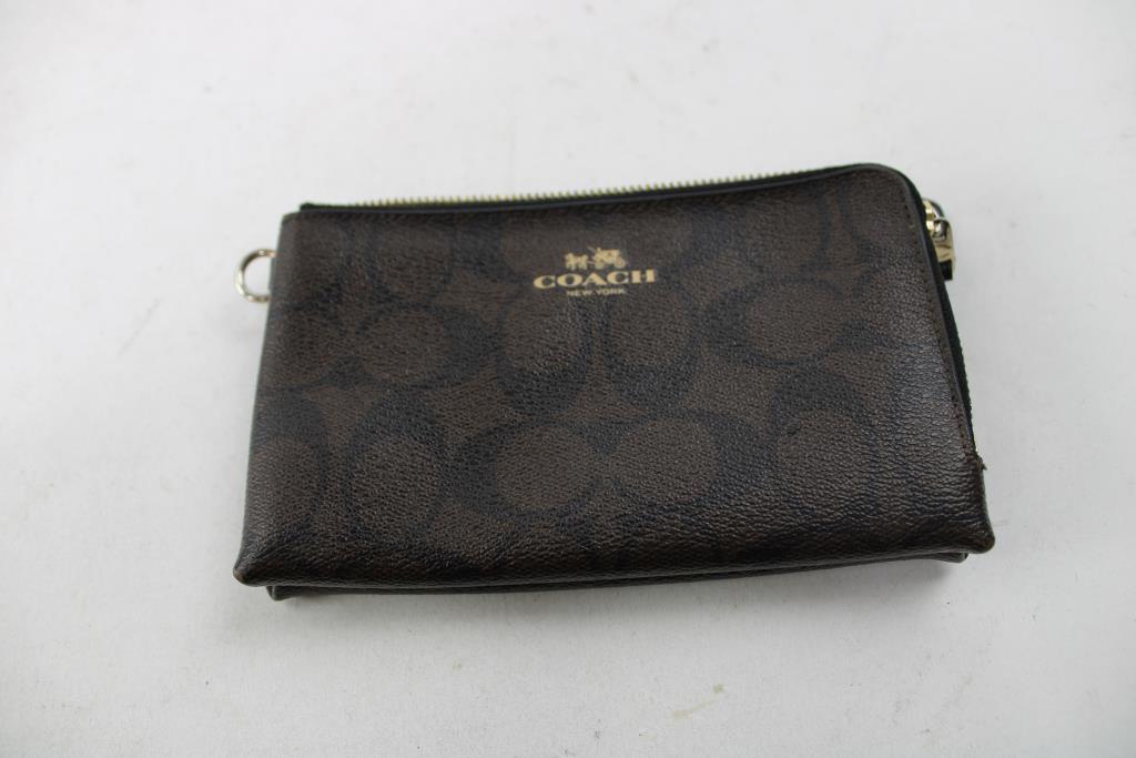 Coach Double Zip Pouch