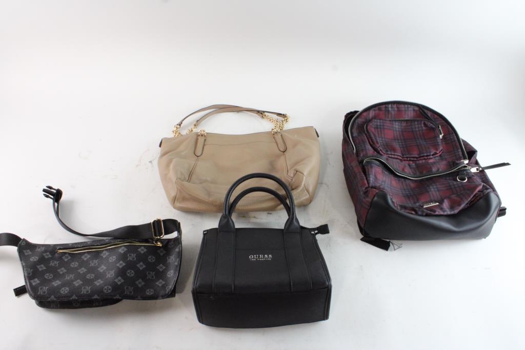 Coach, Guess & More Bags, 4 Pieces Property Room