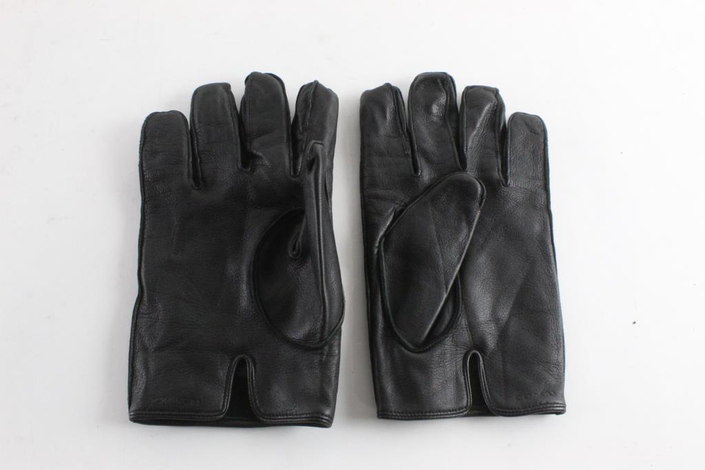 Coach Leather Gloves, Size XL Property Room