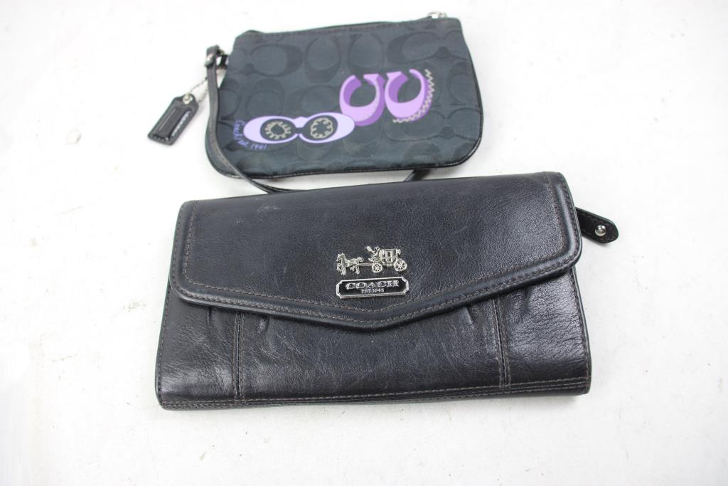 Coach Wallet And Wristlet, 2 Pieces