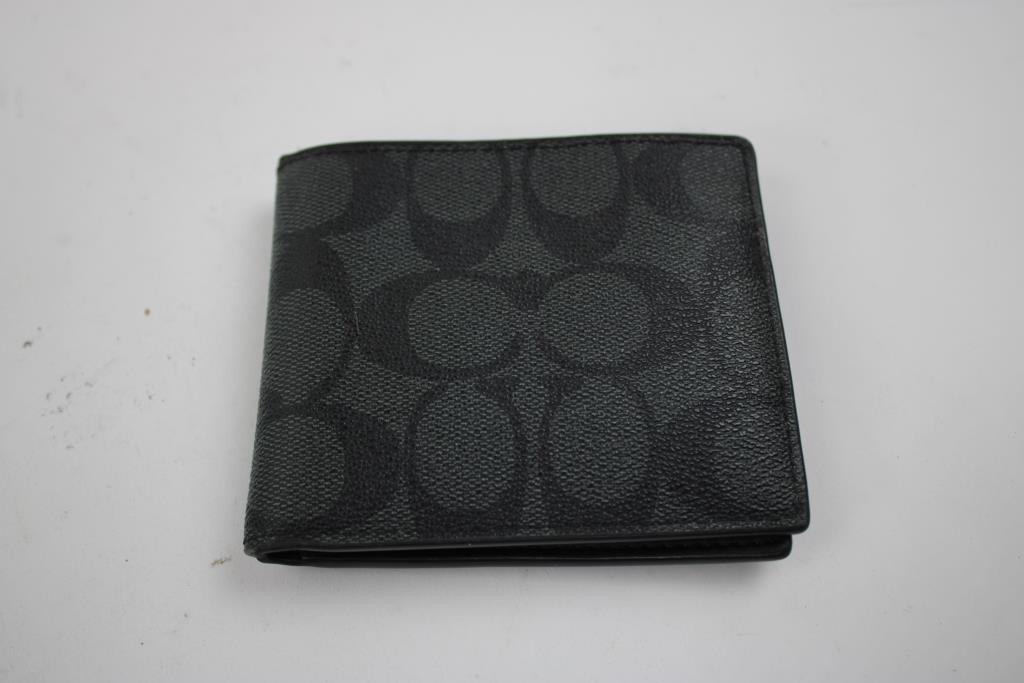 Coach Wallet, Dark Gray
