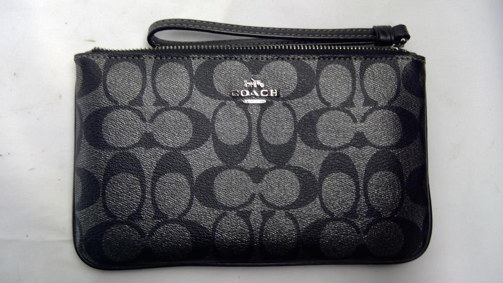 Coach Wrislet Wallet, Silver Property Room