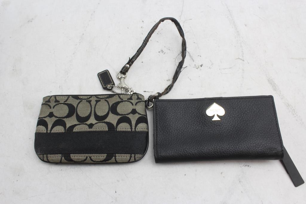 Coach Zipper Wallet Purse And Kate Spade 2 Items Property Room Coach Zipper Wallet Purse And Kate Spade 2 Items