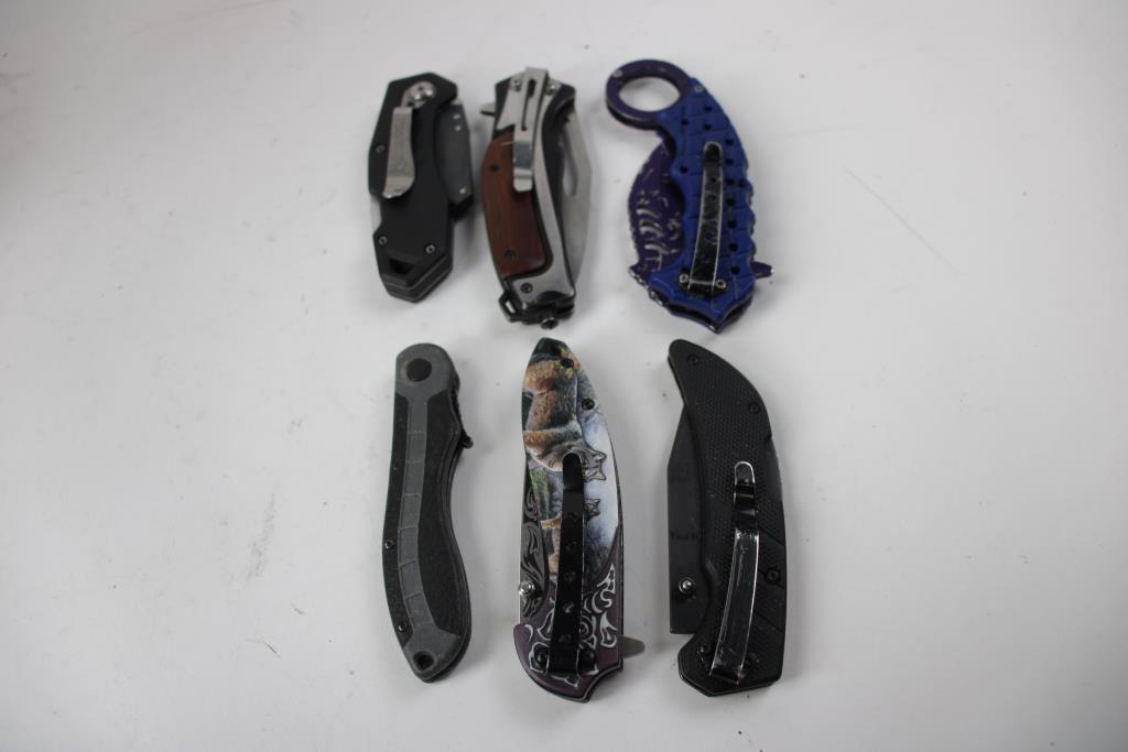Coast, Kershaw, Smith & Wesson, Husky, And More Folding Knives, 21 Pieces
