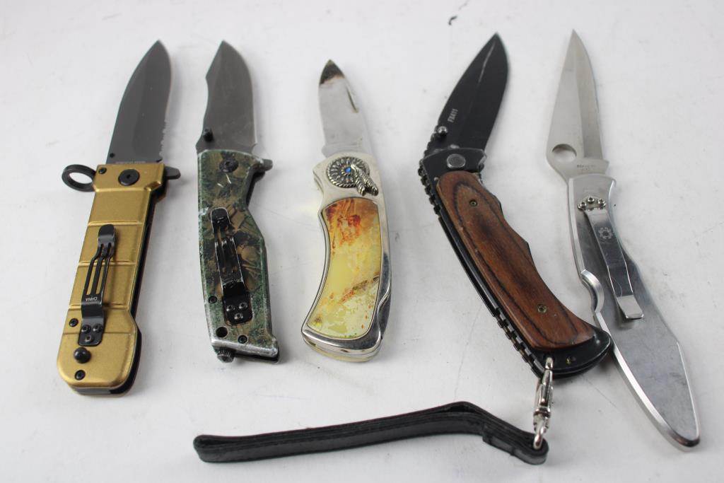 Coast Pocket Switch Knife, CED Pocket Knife, And More, 5+ Pieces Property Room