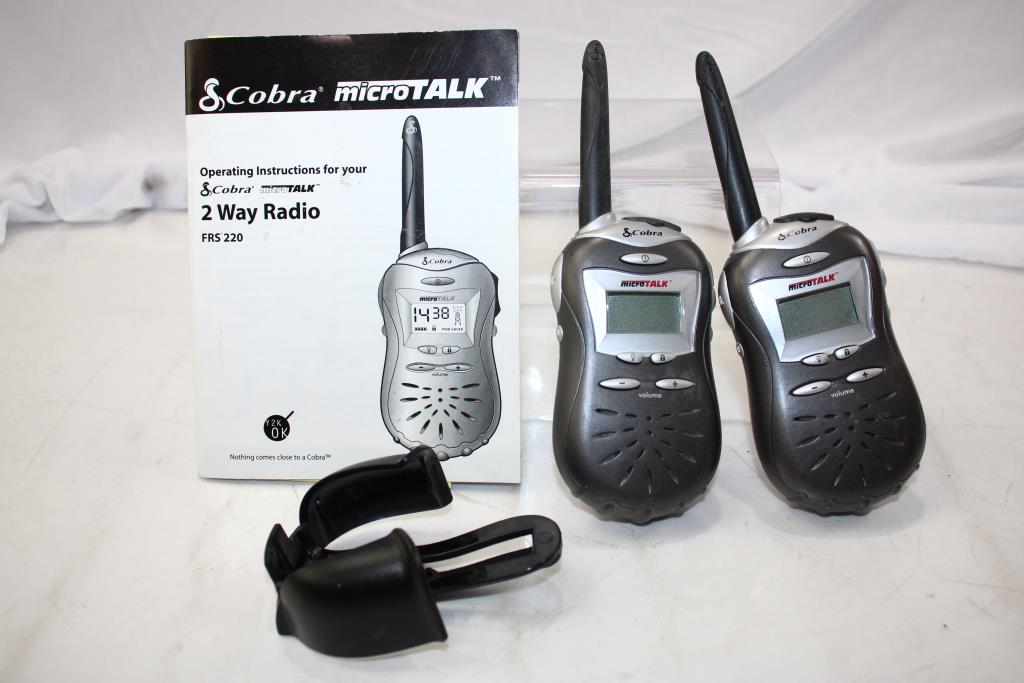 Cobra 2 Way Radio 2 Items Property Room