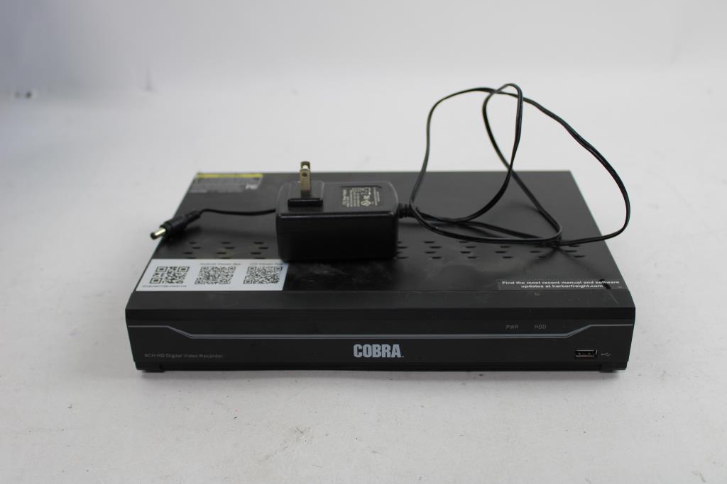 Cobra 8CH Digital Video Recorder, And Vivint Indoor Camera, 2 Pieces