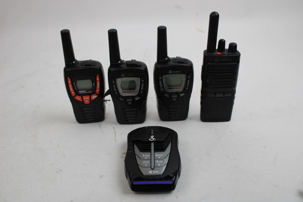 Cobra Walkie Talkie Radios Bulk Lot, 10 Pieces