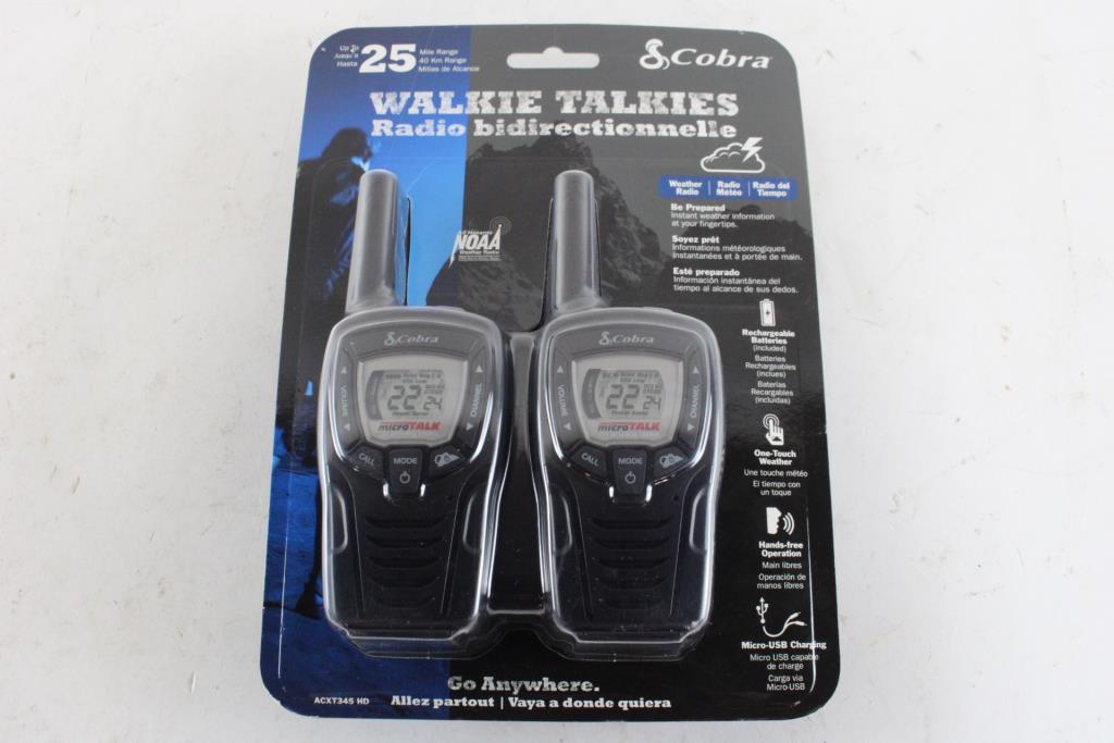 Cobra Walkie Talkies Property Room