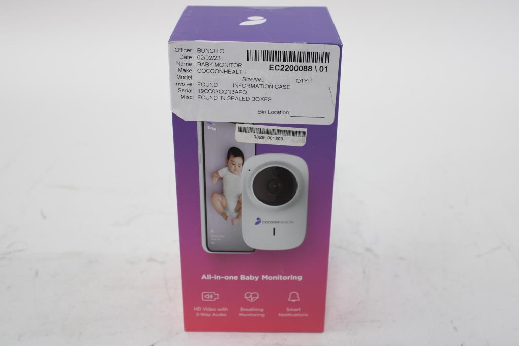Cocoon Health AllInOne Baby Monitoring Camera Property Room