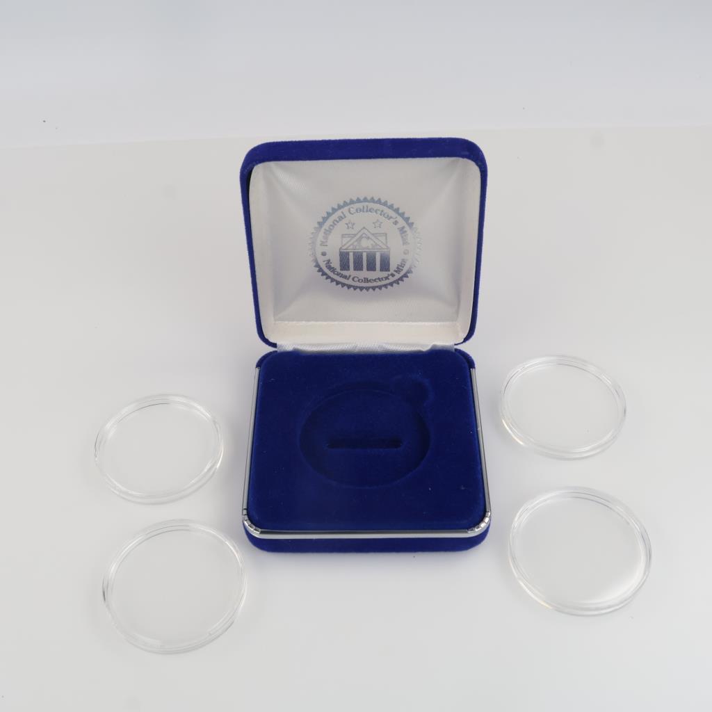 Coin Box And Plastic Cases, 4+ Pieces