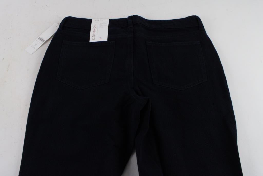 Coldwater Creek Slim Leg Knit Jeans, Size L8 Property Room