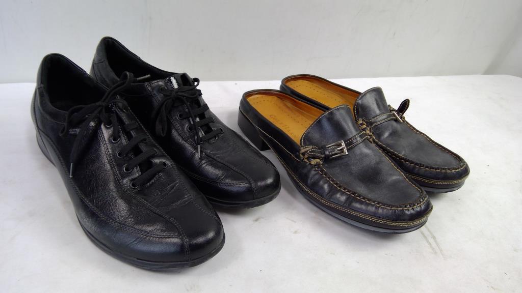Cole Haan Size 8-1/2B Women's Loafers, 8-1/2 Mephisto Cool-Air Lace Up Shoes, 2 Pieces