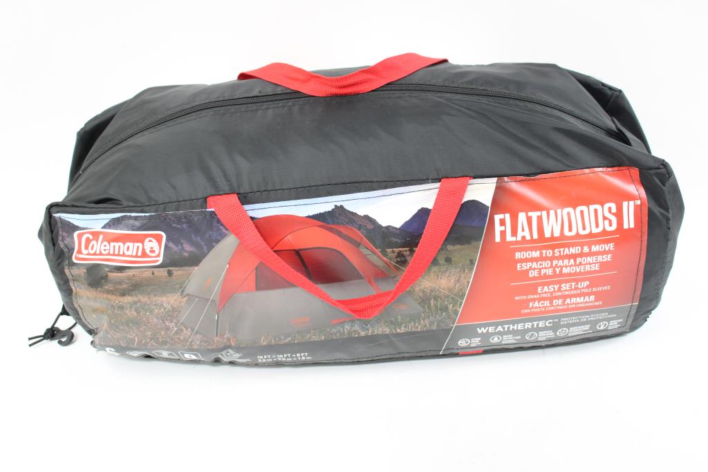Coleman 6 Person Flatwood II Tent Property Room