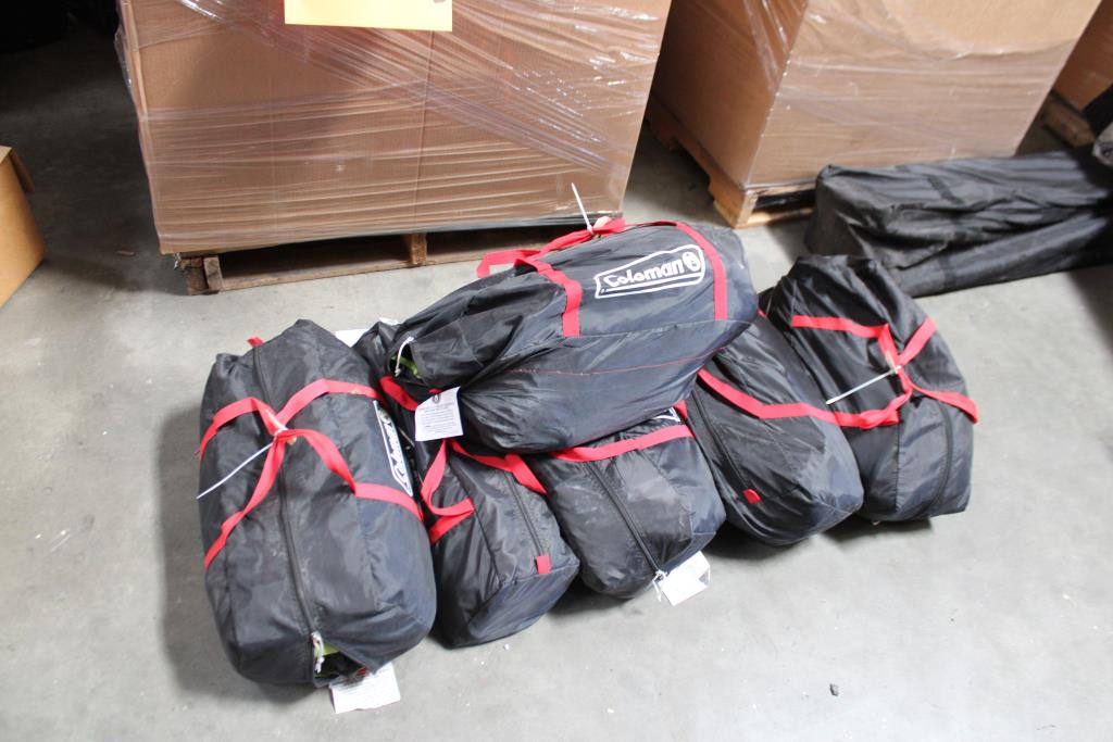 Coleman Camping Tents - 6 Tents