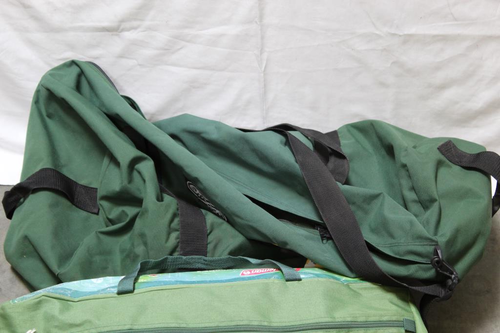 Coleman Tent, And Outdoor Products Duffle Bag 2 Pieces Property Room