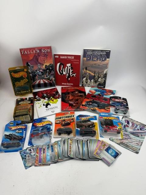 Collectibles Lot - Comic Books, Pokemon, Hot Wheels