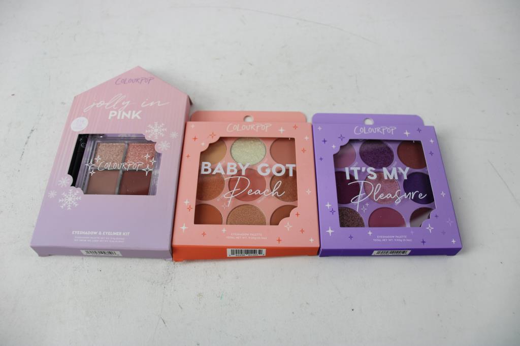 Colourpop, Pacifica Eyeshadow Palettes, Body Glitter, And More, 10 Pieces