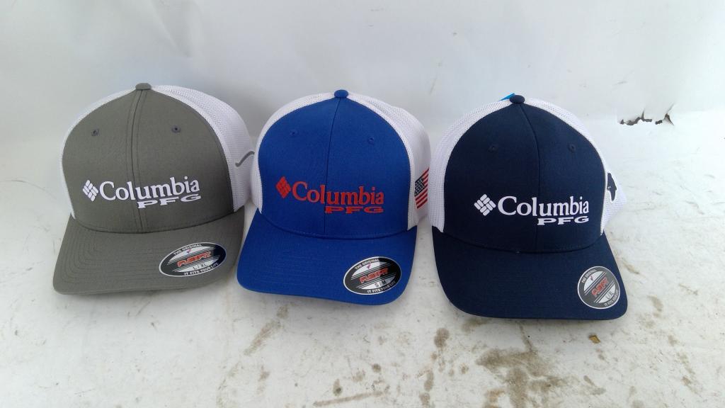 Columbia Hats 3 Pieces
