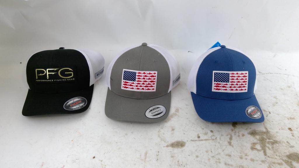 Columbia Hats 3 Pieces
