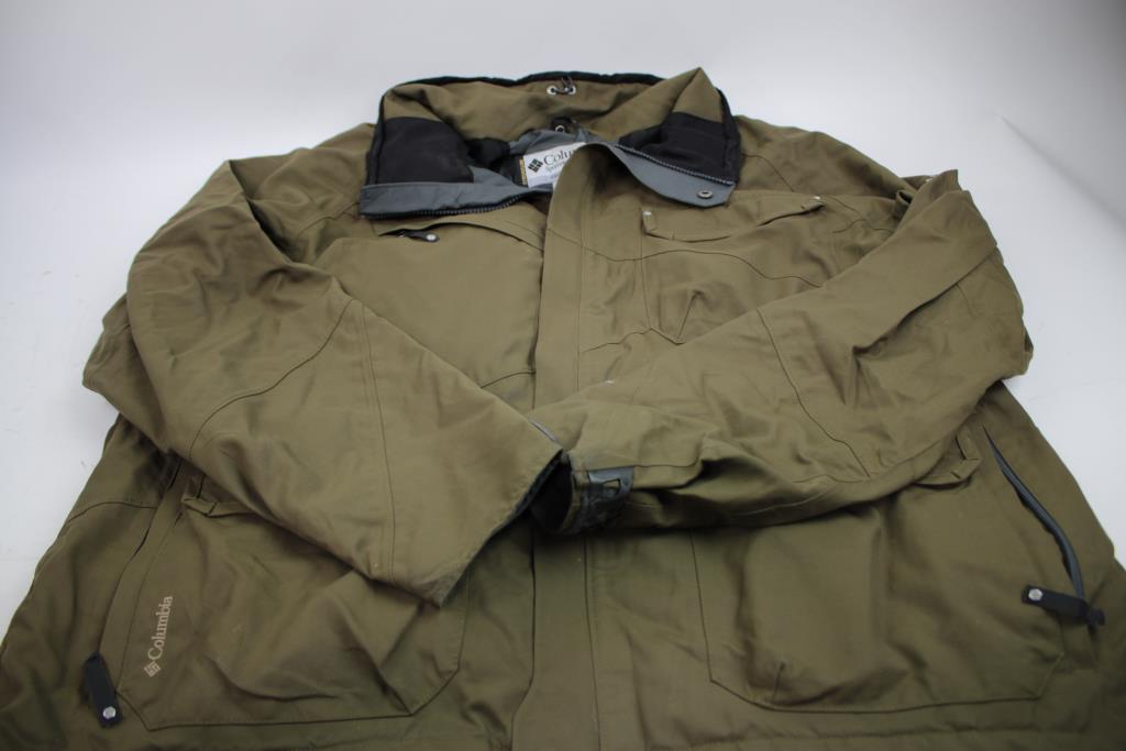 Columbia Sportswear Company Titanium Olive Jacket, XL
