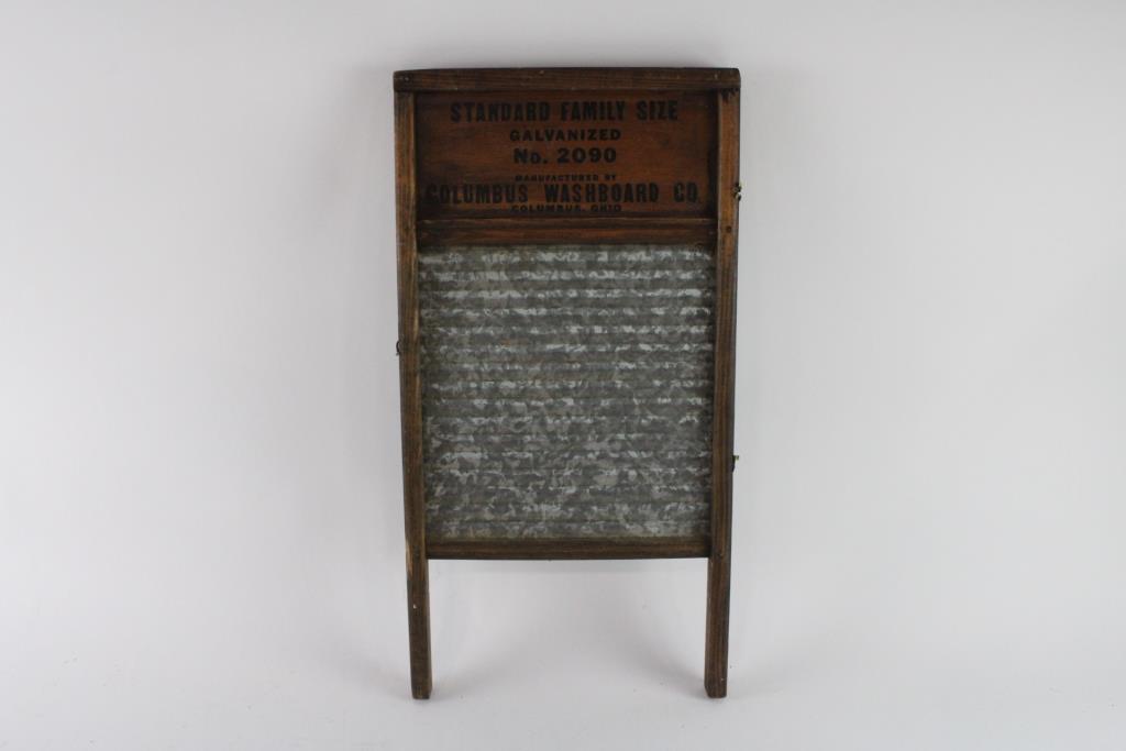 Columbus Washboard Co. Vintage Washboard Property Room