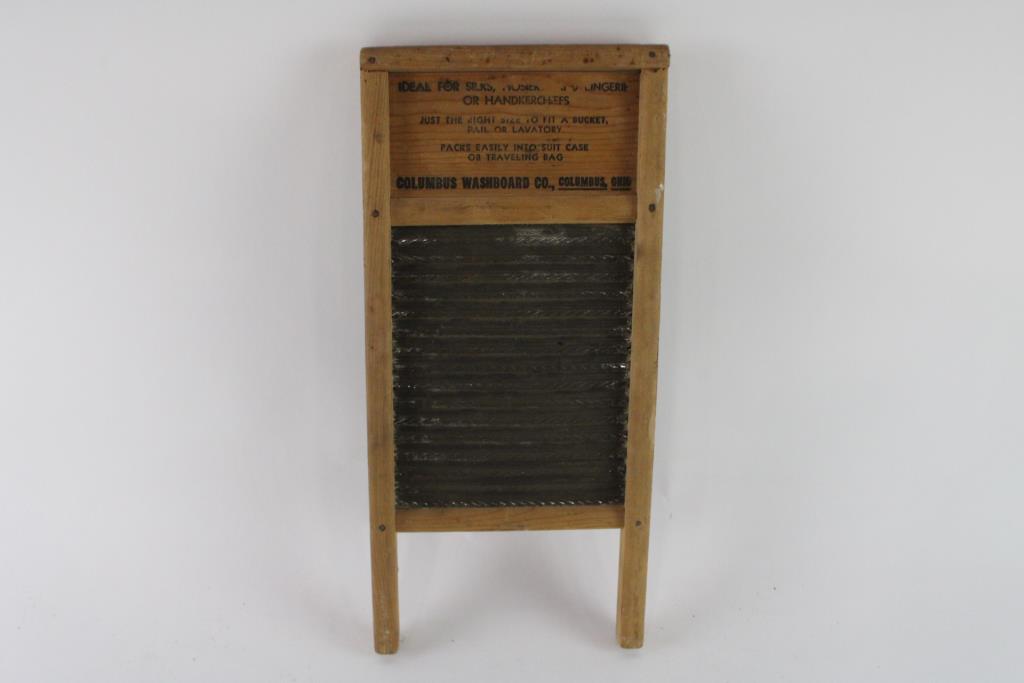 Columbus Washboard Co. Vintage Washboard Property Room
