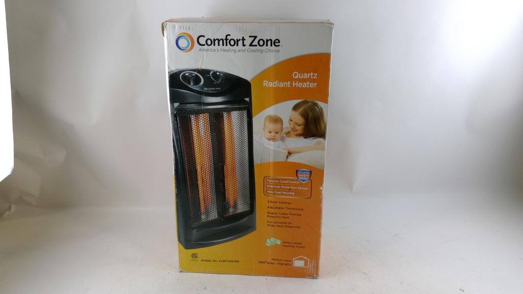 Comfort Zone Quartz Radiant Heater
