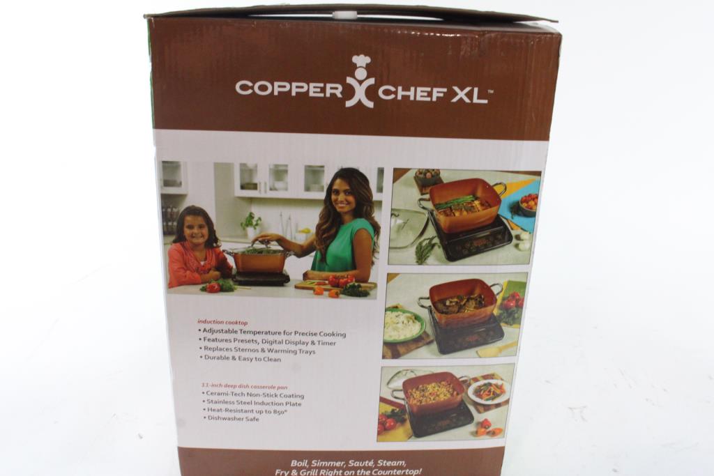 Copper Chef XL Induction Cooktop With Casserole Pan Property Room