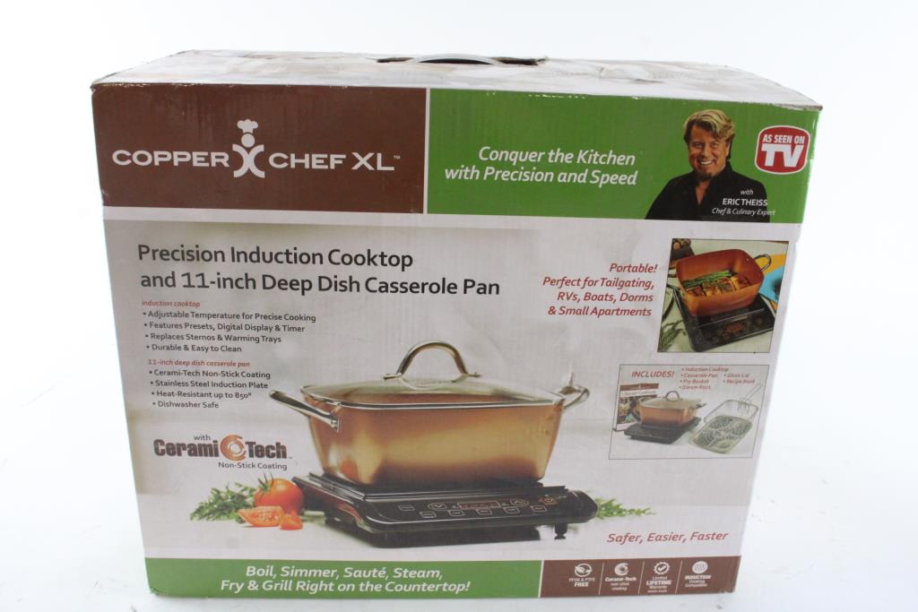 Copper Chef XL Induction Cooktop With Casserole Pan Property Room