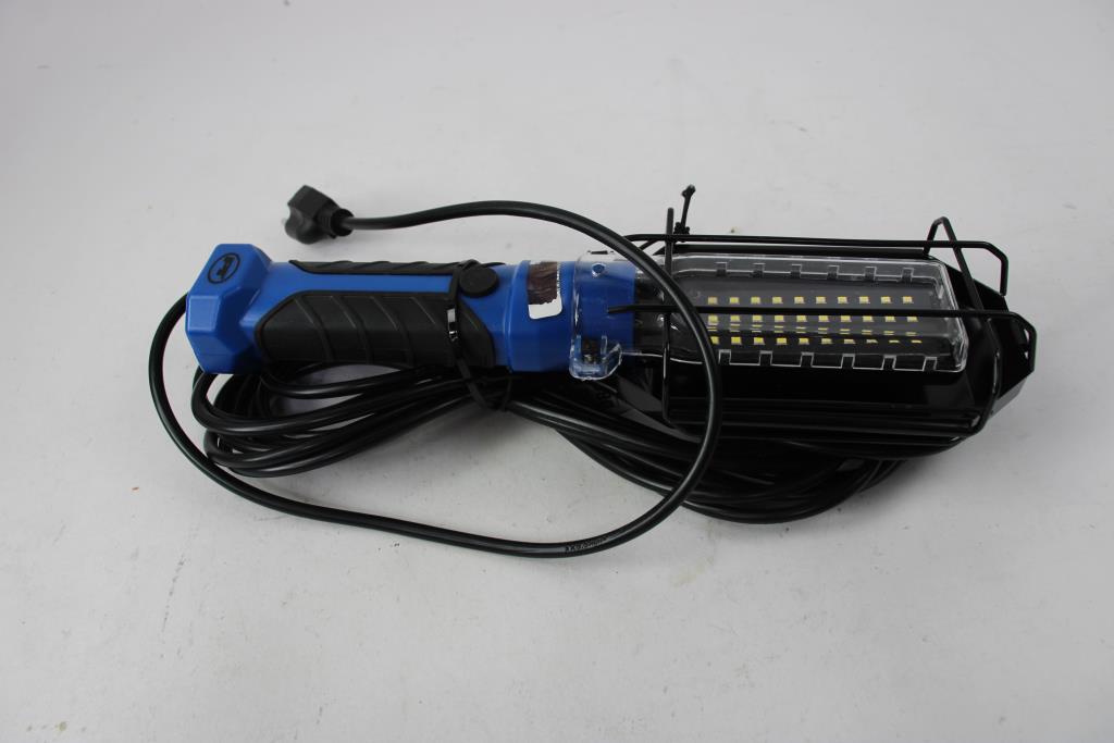 Corded LED Drop Light, And Wireless LED Puck Lights, 2 Pieces