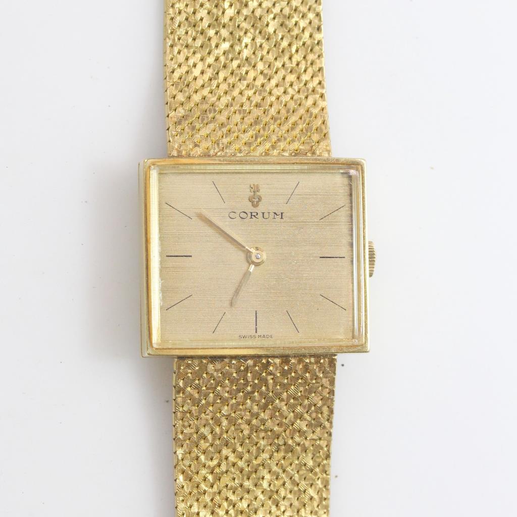 corum gold timepiece