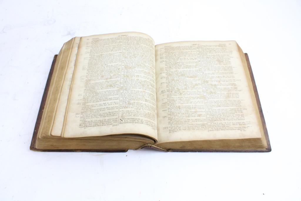 Cotton Holy Bible, 1809 Property Room