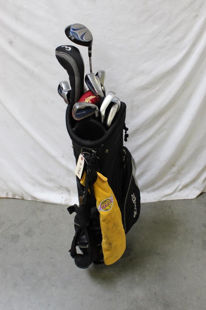 Cougar Golf Bag With Clubs, 13 Pieces Property Room