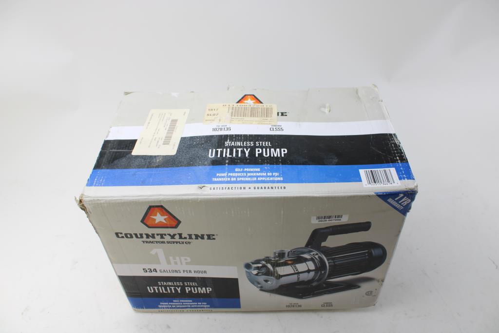 Countyline Utility Pump Property Room
