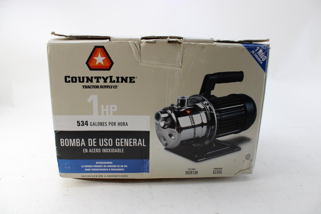 Countyline Utility Pump Property Room