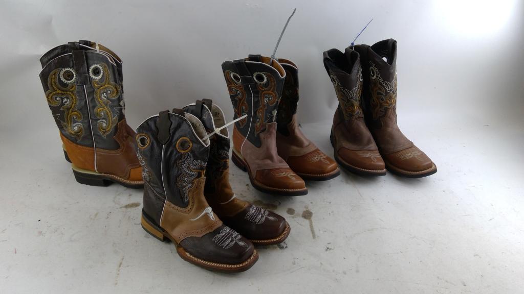 Cowboy Boots 4 Pieces