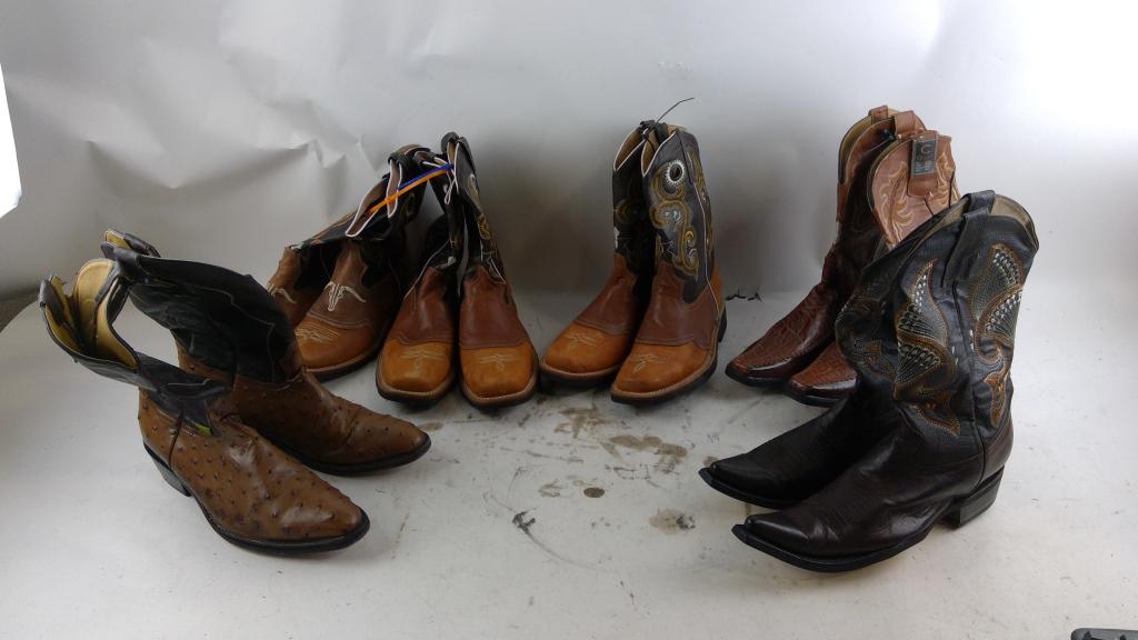 Cowboy Boots 5 Pieces