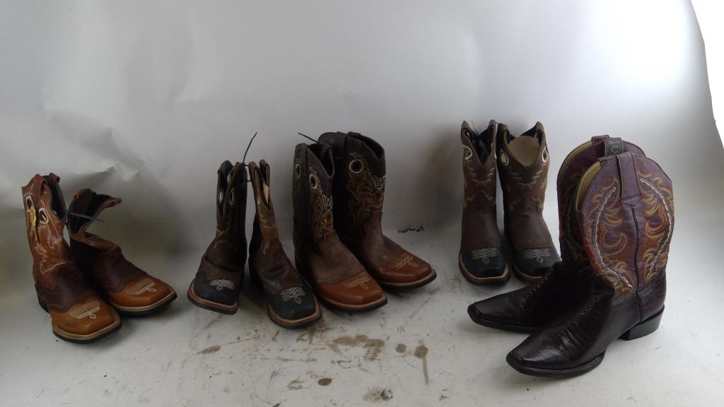Cowboy Boots 5 Pieces